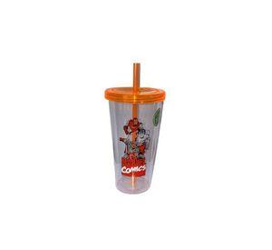 VASO SIMPLE C/BOMBILLA MARVEL 680ML.