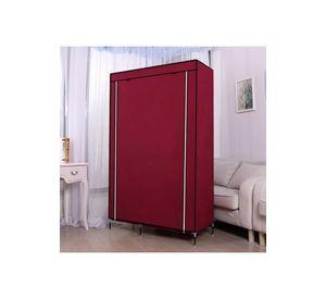 Closet Organizador Armable Tela 2 Cuerpos Wine Red 105x45x175 CM