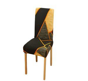 SET DE 6 FUNDAS DE SILLA ELASTICADAS CON DISEÑO ESTAMPADO F13