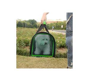 Bolso Transporte Mascotas Verde 34x24x23 CM