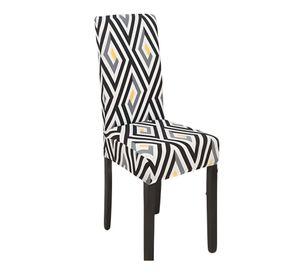 SET DE 6 FUNDAS DE SILLA ELASTICADAS CON DISEÑO ESTAMPADO F26