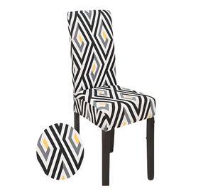 SET DE 6 FUNDAS DE SILLA ELASTICADAS CON DISEÑO ESTAMPADO F26