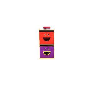 Estante Organizador Multicolor Madera Café Claro 31x28x70 CM