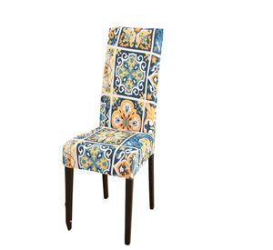 SET DE 6 FUNDAS DE SILLA ELASTICADAS CON DISEÑO ESTAMPADO F29