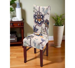 SET DE 6 FUNDAS DE SILLA ELASTICADAS CON DISEÑO ESTAMPADO F22