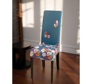 SET DE 6 FUNDAS DE SILLA ELASTICADAS CON DISEÑO ESTAMPADO F15