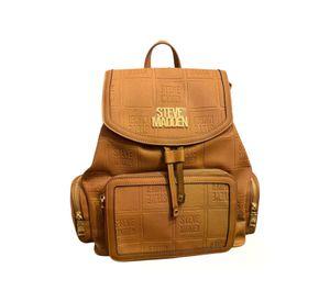 Mochila Steve Madden Mediana Original Brown Liso