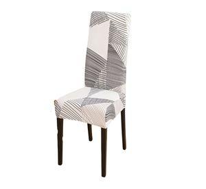 SET DE 6 FUNDAS DE SILLA ELASTICADAS CON DISEÑO ESTAMPADO F7