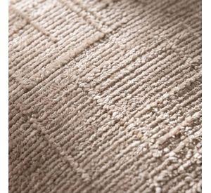 Set 2 Fundas de Cojín Chenille Texturizado Cuadriculado Beige 45x45 cm Colección Mónaco Montecarlo