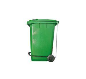 CONTENEDOR 360 LITROS CON PEDAL COLOR VERDE