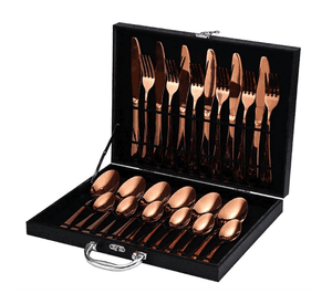 Set de cubiertos 24 pcs con maleta