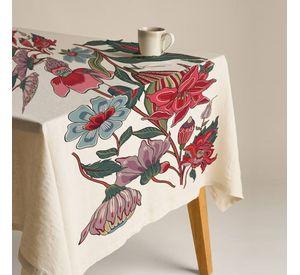 Mantel Azafran - 180 x 350 cm. - Lino - Poliester (10 a 12 puestos)