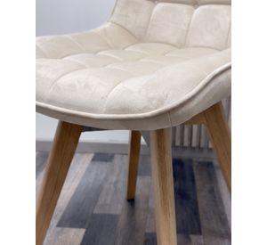 Pack 4 Sillas de Madera Acolchadas Toscana
