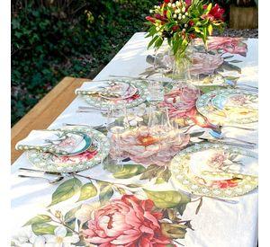 Mantel Camelia - 180 x 250 - Lino Poliester (6 puestos)