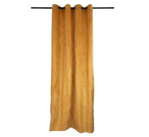 Cortinas New velvet 1.40 X 2.20 Mostaza