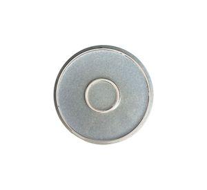 Set 6 Platos Redondo Ceramica 27 Cm Gris Linea Oslo