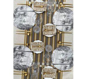 Mantel Ciro - 180 x 350 - Lino Poliester (10 a 12 puestos)