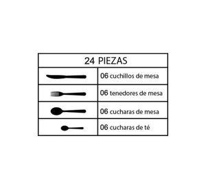 JUEGO DE CUBIERTOS 24 PIEZAS CLASSICA