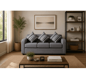 SOFA UCRANIA 3C TELA GRIS