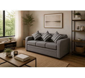 SOFA UCRANIA 3C TELA GRIS