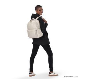 Mochila Universitario Estambul Porta Pc 14 Beige Mujer