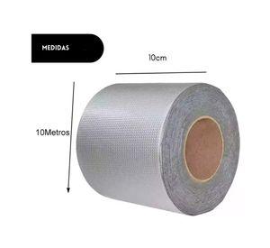 Cinta Sellador Butilo Techo Gotera Impermeable 10cmx10mtrs