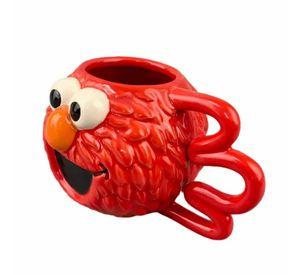 Tazón Cerámica 3d Elmo Sonrisas Plaza Sesamo