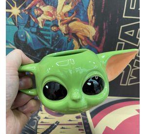 Tazón Taza Ceramica 3d Baby Yoda Mandalorian