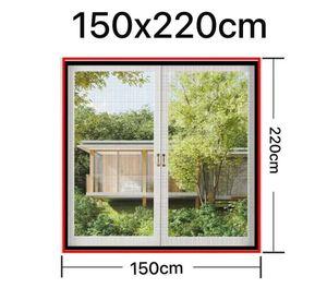 Malla Mosquitera Cortina Con Cierre Puertas 150x220cm
