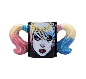 Tazón 3d Ceramica Rostro Harley Quinn