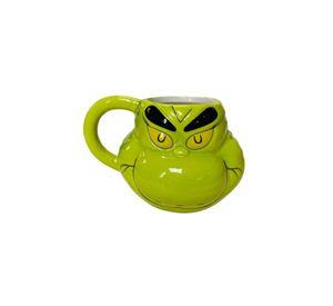 Tazón 3d Cerámica El Grinch De Navidad