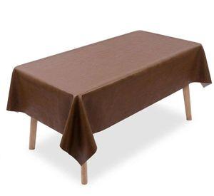 Mantel De Hule Mesa Rectangular Diseño Liso 140x180cm C