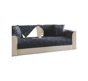 JUEGO DE 5 FUNDAS PARA SOFA CON DISEÑO H5 GRIS OSCURO
