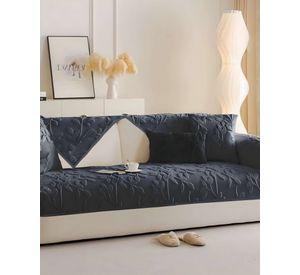 JUEGO DE 5 FUNDAS PARA SOFA CON DISEÑO H5 GRIS OSCURO