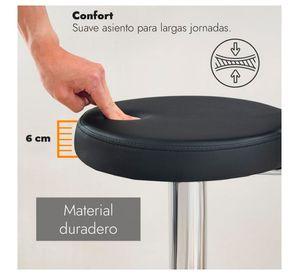 Pack 2 Taburete Profesional Regulable con Ruedas