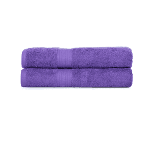 Toalla de Baño + Mano Algodón By Cannon 350g Color Morado Liso