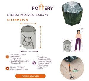 Funda Parrilla Cilindrica Universal Ema70