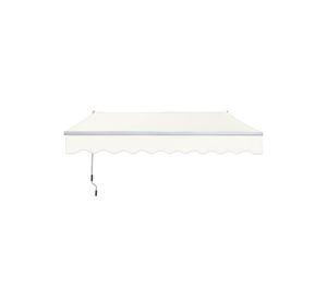 Toldo con brazo retractil Terrazas 4x2.5 Mts Blanco