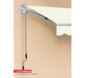 Toldo con brazo retractil Terrazas 4x2.5 Mts Blanco
