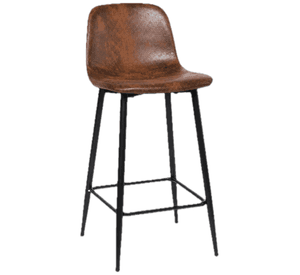 Pack 4 Taburetes Venecia Piso de Bar o Terraza 66cm Marrón