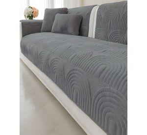 PACK DE 5 FUNDAS PARA SOFA CON DISEÑO J3 GRIS