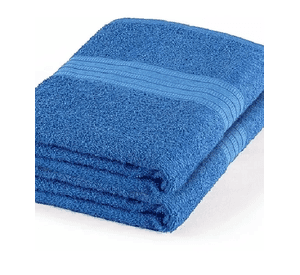 Juego de Toallas Lourdes Azul 500 g/m2 (Baño y Mano) Azul