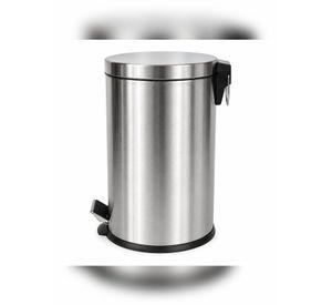 Basurero Pedal Acero Inoxidable 20 Litros Taumm Cromo