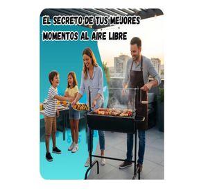 Parrilla A Carbon Medio Tambor Bm300 Con Madera 108x105cm