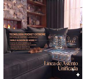 Living 311 Metropolitan Marengo Seccional con resortes+ 2 Sitiales