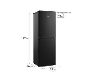 Refrigerador 248L Frío Directo Bottom Freezer MED250B Negro