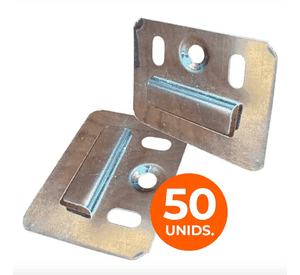 Pack 50 Unidades Clip montaje Wall panel