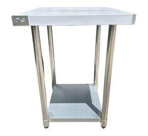 Mesón Central 60 x 60 x 85 cm Acero Inoxidable