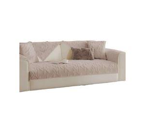 PACK DE 5 FUNDAS PARA SOFA CON DISEÑO H3 BEIGE