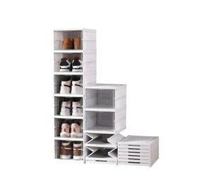 Organizador De Zapatos Plegable 6 Niveles Caja Transparente